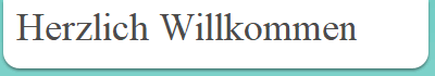 Herzlich Willkommen